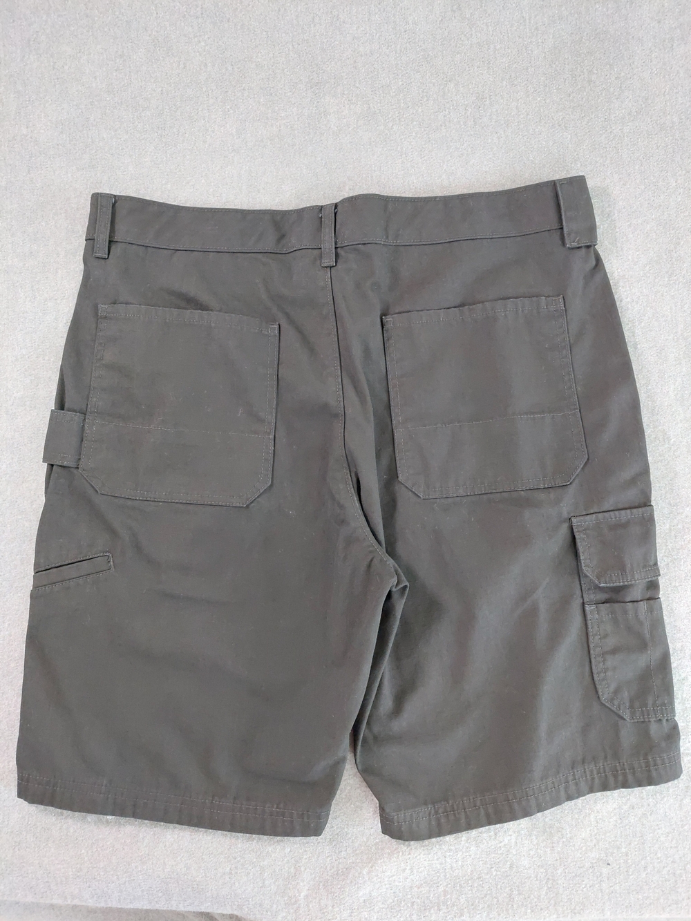 Brahma Men's Canvas Workwear Cargo Shorts Black Soot Size 36 - Picture 11 of 11